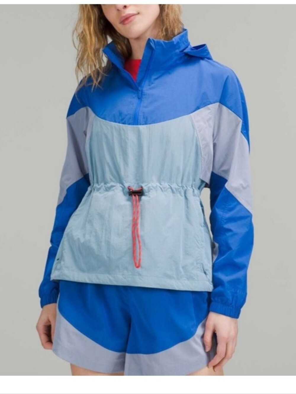 Lululemon Evergreen Anorak Blue Jacket Size 6